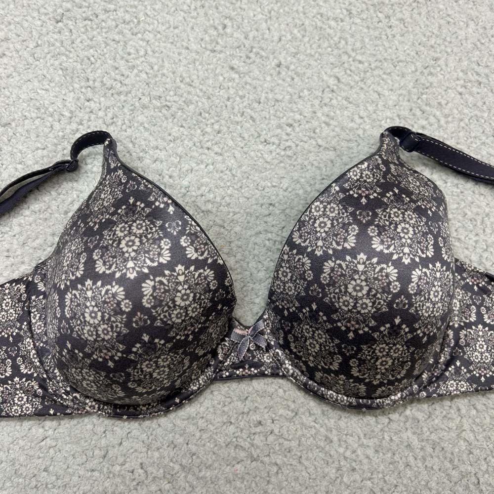 Maidenform Bra 36D T-Shirt Bra 09402 Comfy Soft Demi Underwire Bra